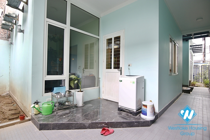 The house has beautiful three-bedroom space for rent in Hoan Kiem